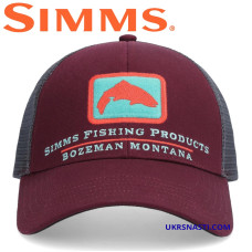Кепка Simms Single Haul Small Fit Trucker Mulberry